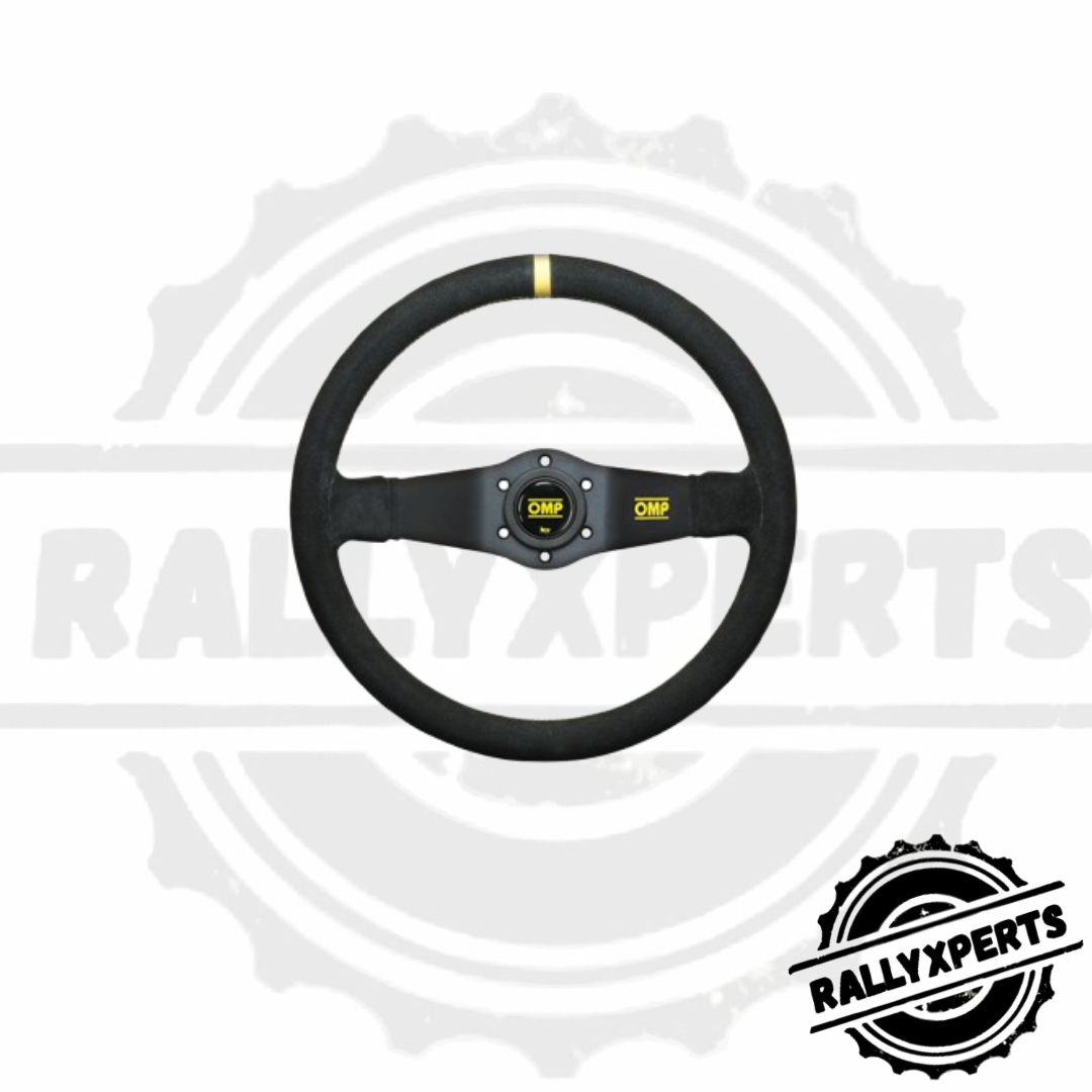 VOLANTE OMP RALLY PIEL VUELTA 2 BRAZOS NEGRO